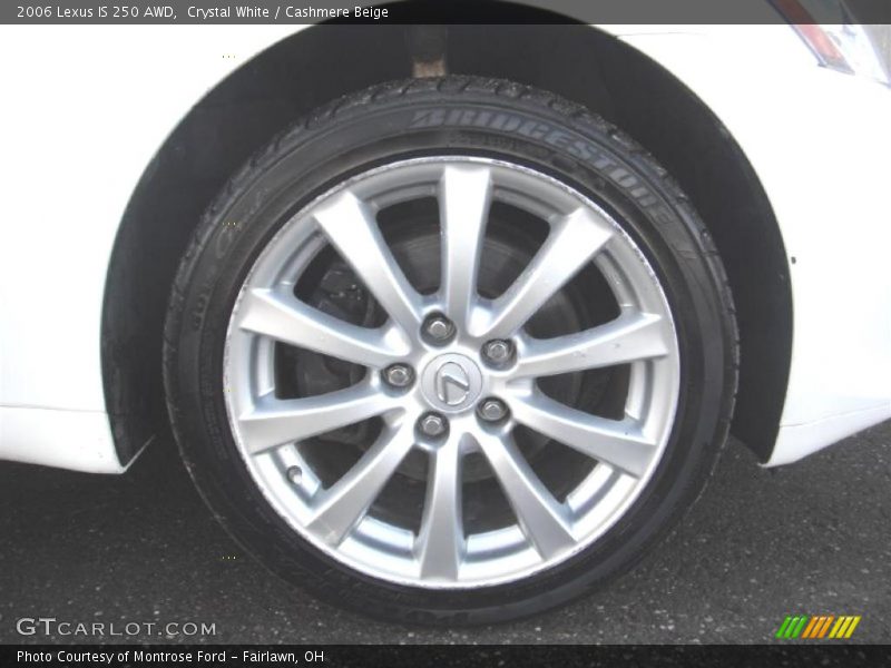 Crystal White / Cashmere Beige 2006 Lexus IS 250 AWD
