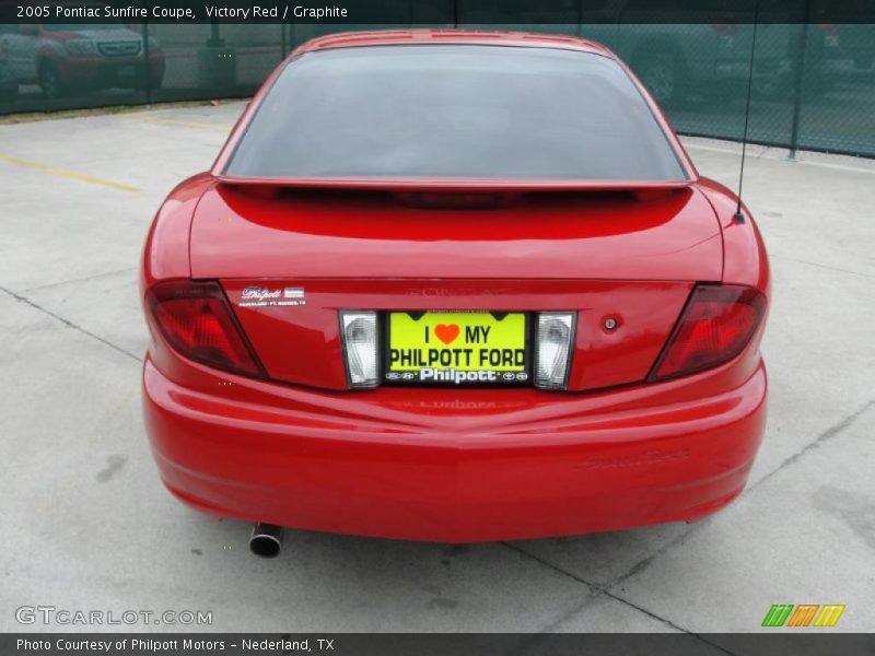 Victory Red / Graphite 2005 Pontiac Sunfire Coupe
