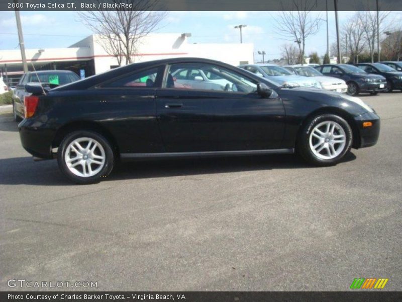 Black / Black/Red 2000 Toyota Celica GT