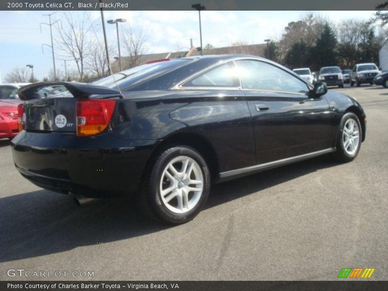 Black / Black/Red 2000 Toyota Celica GT