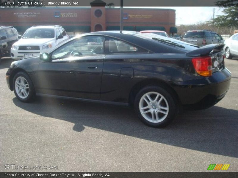 Black / Black/Red 2000 Toyota Celica GT