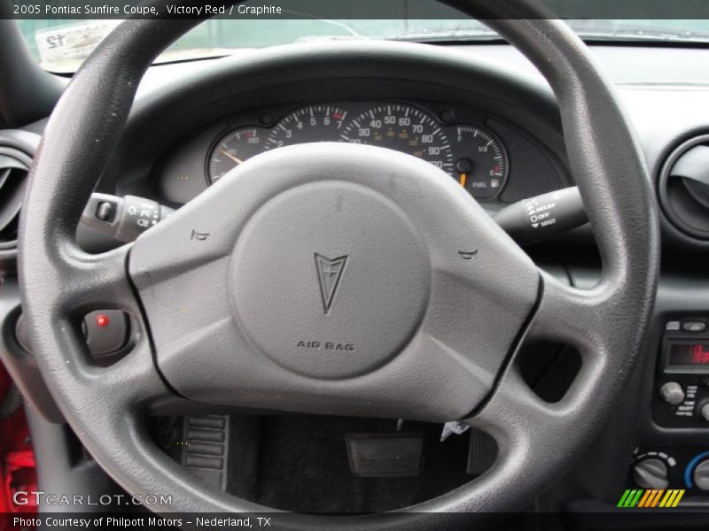 Victory Red / Graphite 2005 Pontiac Sunfire Coupe