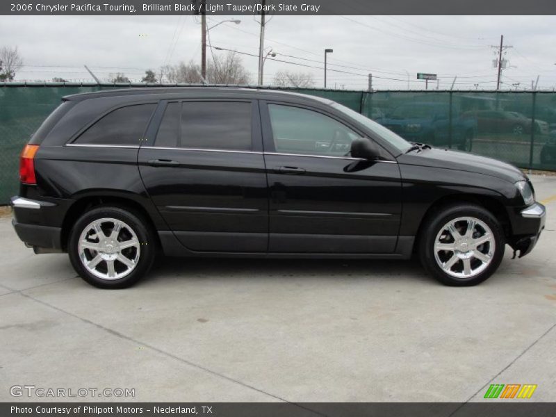 Brilliant Black / Light Taupe/Dark Slate Gray 2006 Chrysler Pacifica Touring