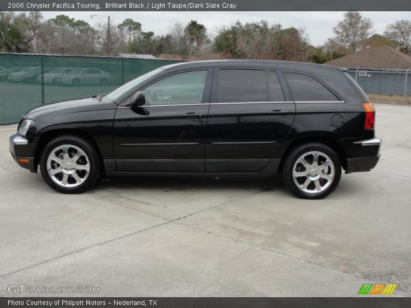 Brilliant Black / Light Taupe/Dark Slate Gray 2006 Chrysler Pacifica Touring