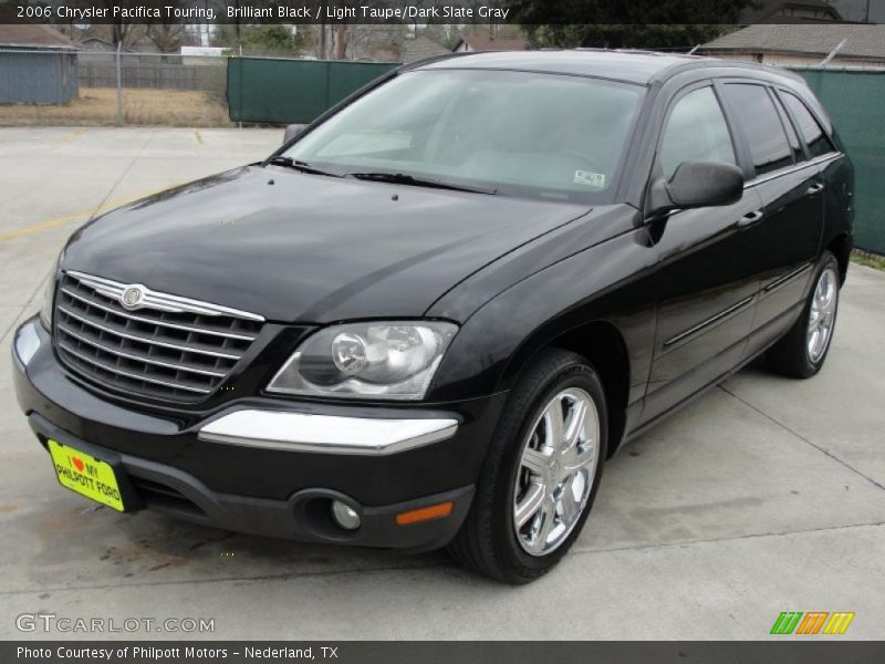 Brilliant Black / Light Taupe/Dark Slate Gray 2006 Chrysler Pacifica Touring