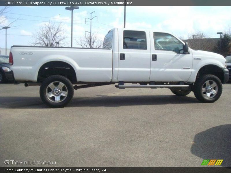 Oxford White / Medium Flint 2007 Ford F350 Super Duty XL Crew Cab 4x4