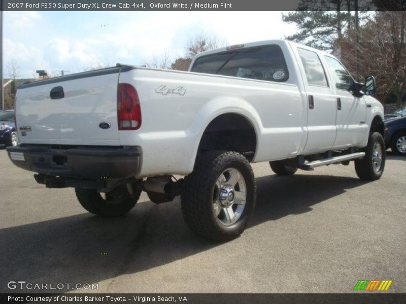 Oxford White / Medium Flint 2007 Ford F350 Super Duty XL Crew Cab 4x4