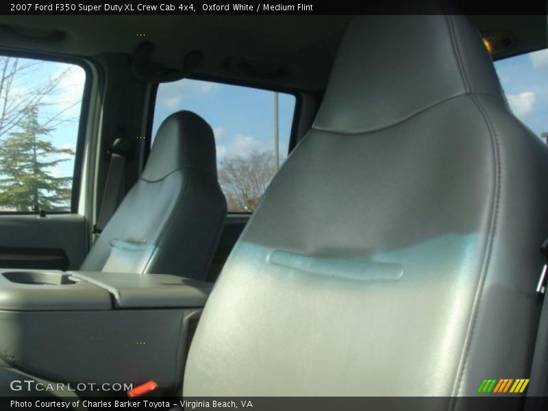 Oxford White / Medium Flint 2007 Ford F350 Super Duty XL Crew Cab 4x4
