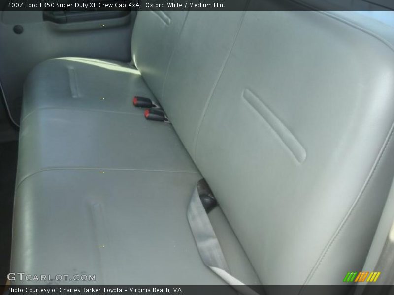 Oxford White / Medium Flint 2007 Ford F350 Super Duty XL Crew Cab 4x4