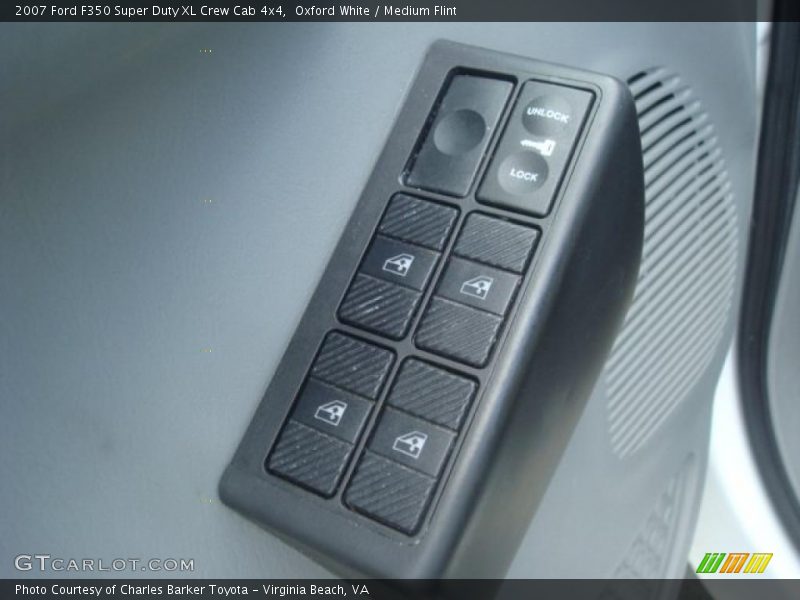 Oxford White / Medium Flint 2007 Ford F350 Super Duty XL Crew Cab 4x4