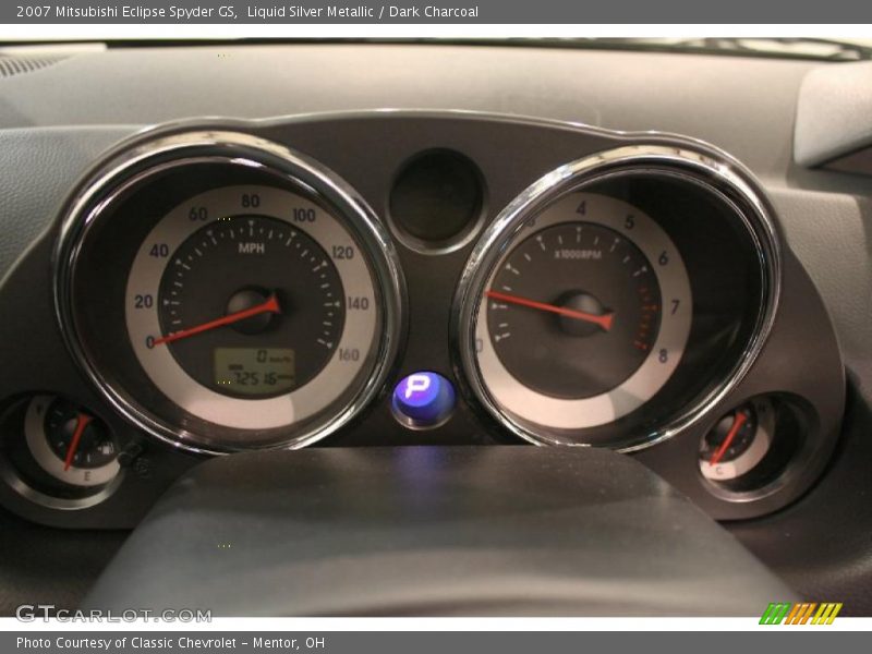 Liquid Silver Metallic / Dark Charcoal 2007 Mitsubishi Eclipse Spyder GS