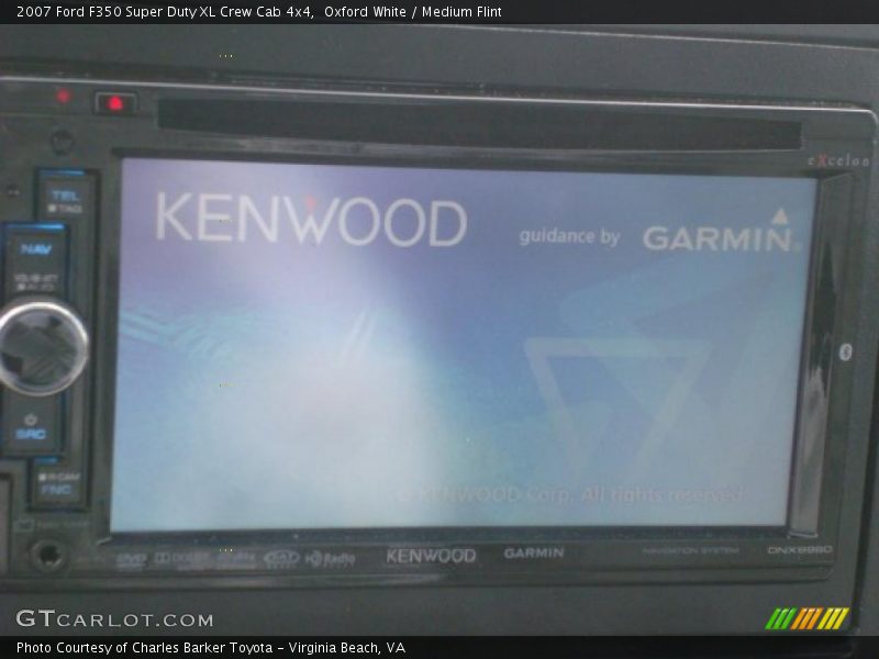 Oxford White / Medium Flint 2007 Ford F350 Super Duty XL Crew Cab 4x4