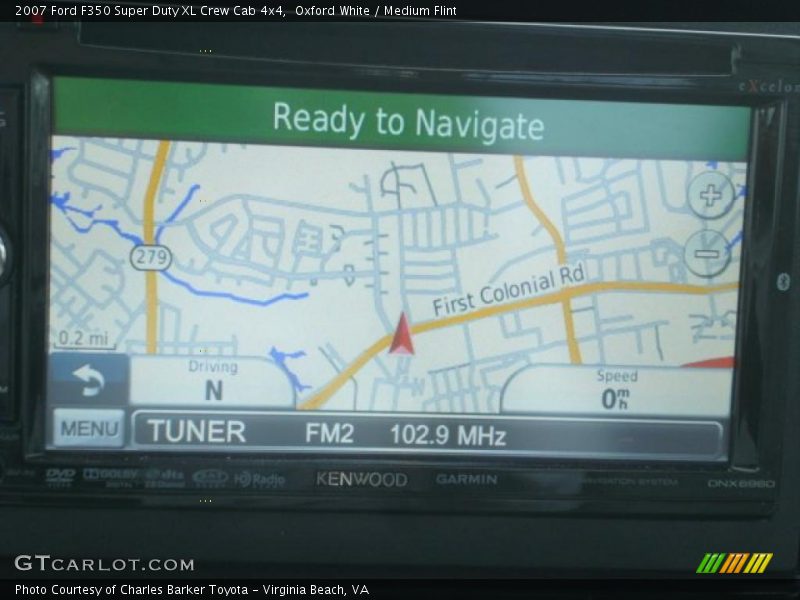 Oxford White / Medium Flint 2007 Ford F350 Super Duty XL Crew Cab 4x4