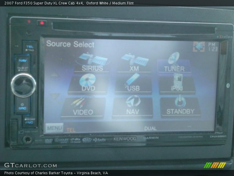 Oxford White / Medium Flint 2007 Ford F350 Super Duty XL Crew Cab 4x4