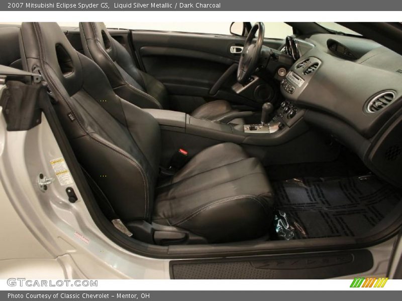 Liquid Silver Metallic / Dark Charcoal 2007 Mitsubishi Eclipse Spyder GS