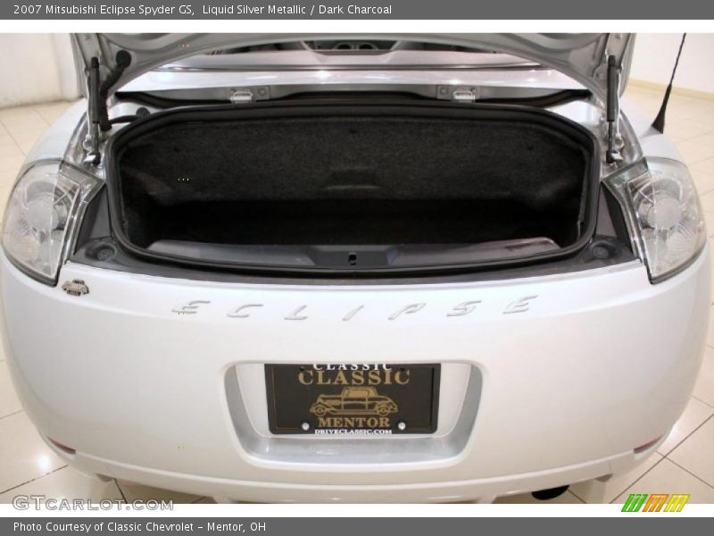 Liquid Silver Metallic / Dark Charcoal 2007 Mitsubishi Eclipse Spyder GS