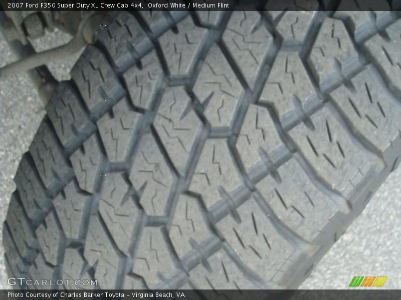 Oxford White / Medium Flint 2007 Ford F350 Super Duty XL Crew Cab 4x4