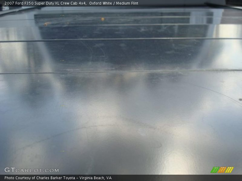 Oxford White / Medium Flint 2007 Ford F350 Super Duty XL Crew Cab 4x4