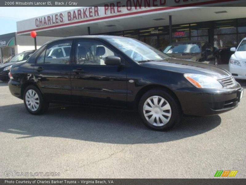 Black / Gray 2006 Mitsubishi Lancer ES