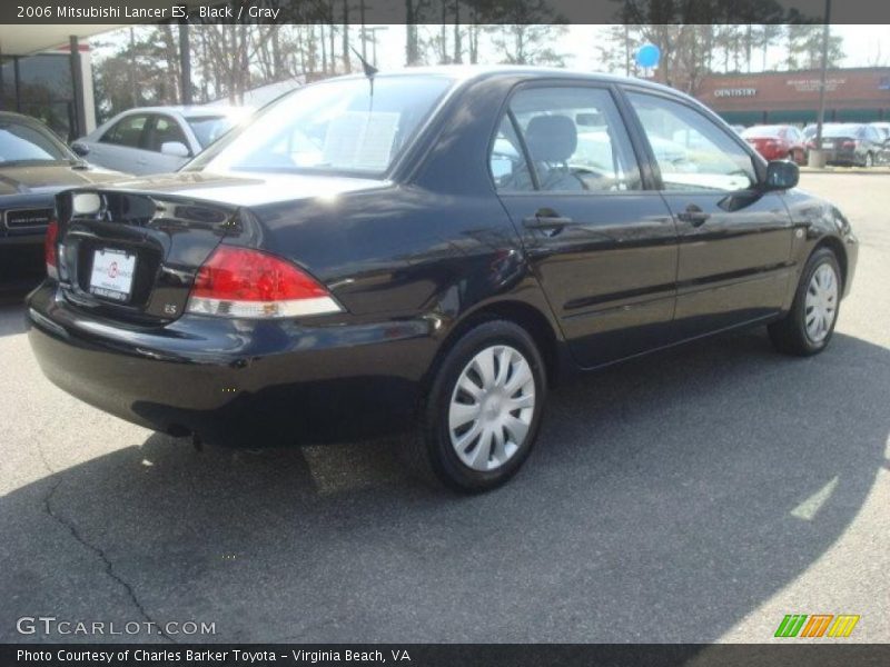 Black / Gray 2006 Mitsubishi Lancer ES