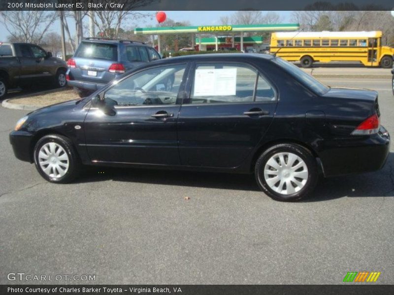 Black / Gray 2006 Mitsubishi Lancer ES