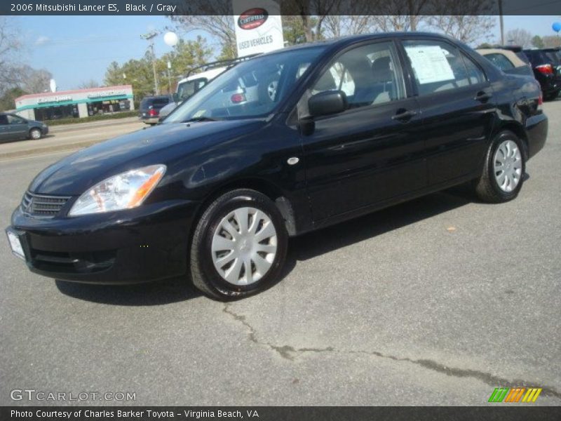 Black / Gray 2006 Mitsubishi Lancer ES