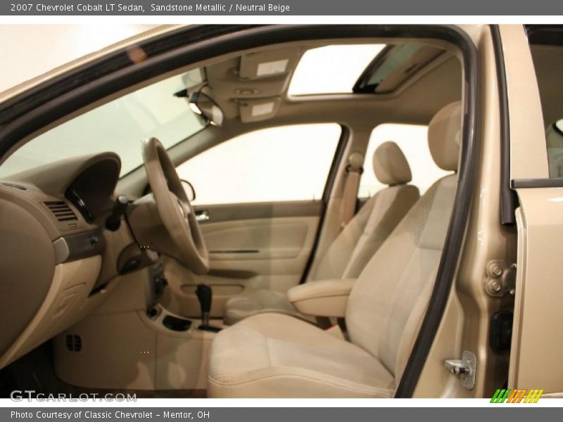 Sandstone Metallic / Neutral Beige 2007 Chevrolet Cobalt LT Sedan
