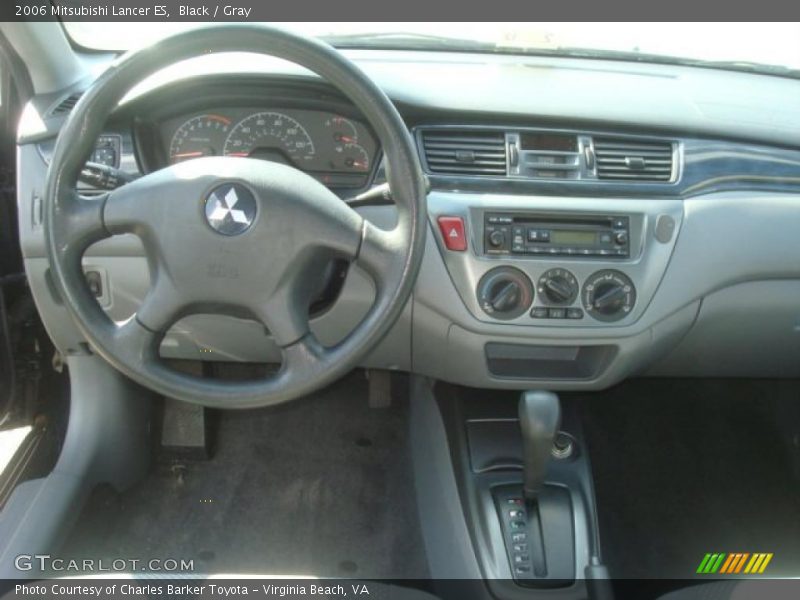 Black / Gray 2006 Mitsubishi Lancer ES