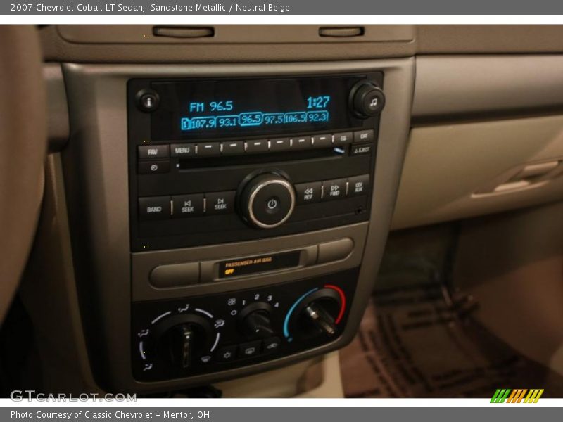 Sandstone Metallic / Neutral Beige 2007 Chevrolet Cobalt LT Sedan