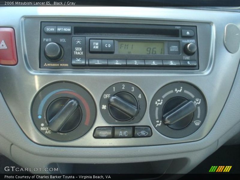 Black / Gray 2006 Mitsubishi Lancer ES
