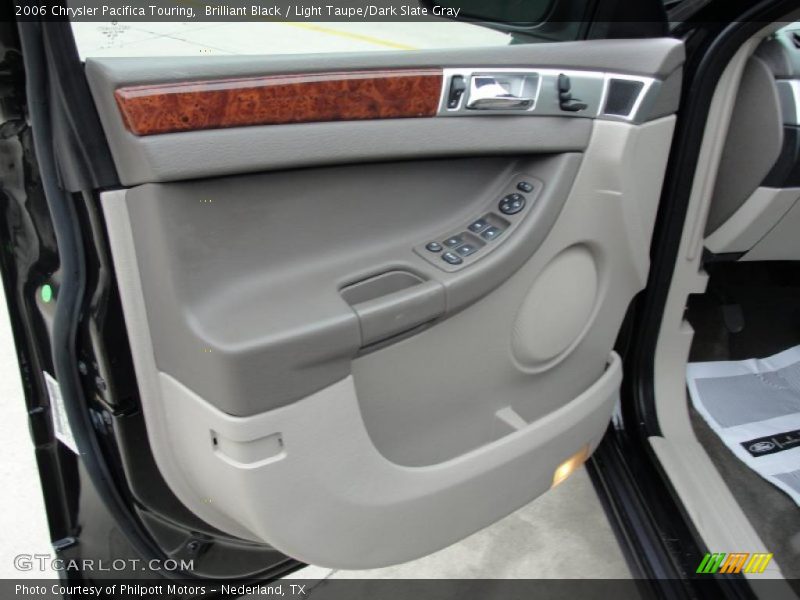 Brilliant Black / Light Taupe/Dark Slate Gray 2006 Chrysler Pacifica Touring