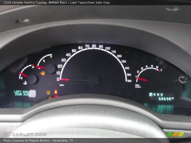 Brilliant Black / Light Taupe/Dark Slate Gray 2006 Chrysler Pacifica Touring
