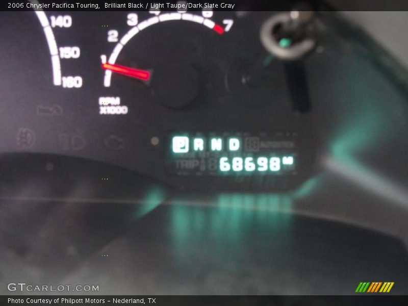 Brilliant Black / Light Taupe/Dark Slate Gray 2006 Chrysler Pacifica Touring