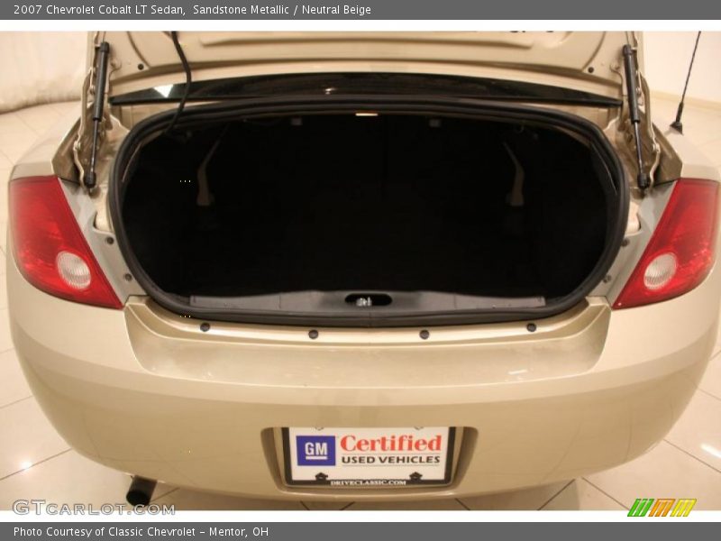 Sandstone Metallic / Neutral Beige 2007 Chevrolet Cobalt LT Sedan