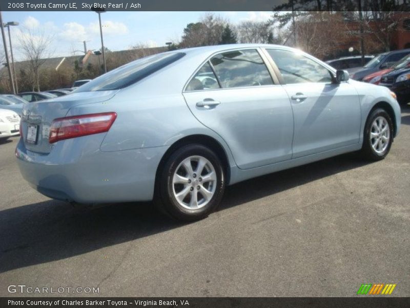 Sky Blue Pearl / Ash 2008 Toyota Camry LE