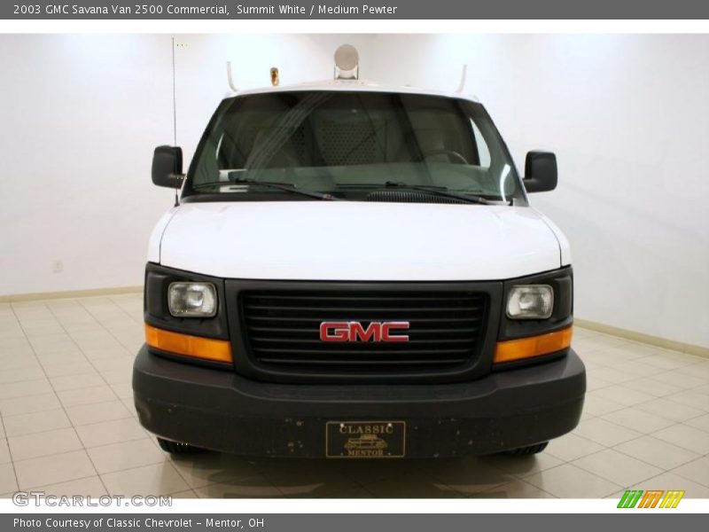 Summit White / Medium Pewter 2003 GMC Savana Van 2500 Commercial