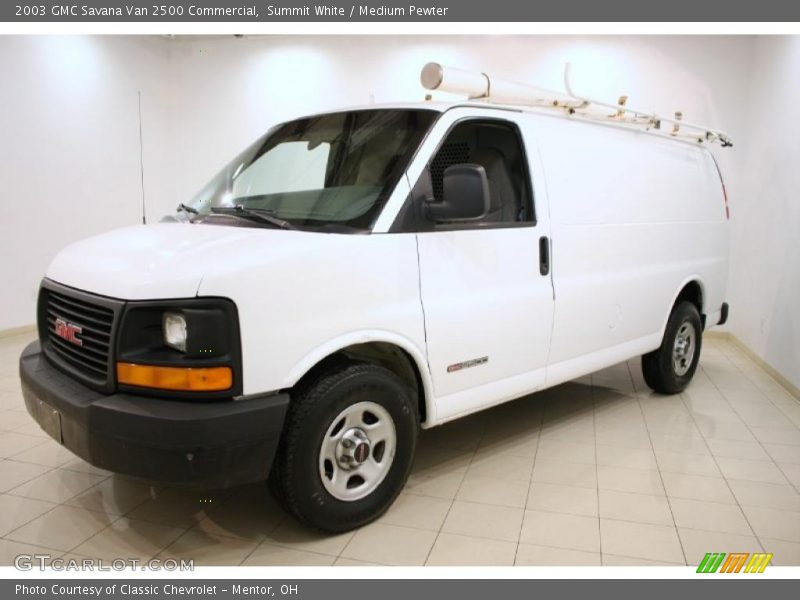 Summit White / Medium Pewter 2003 GMC Savana Van 2500 Commercial