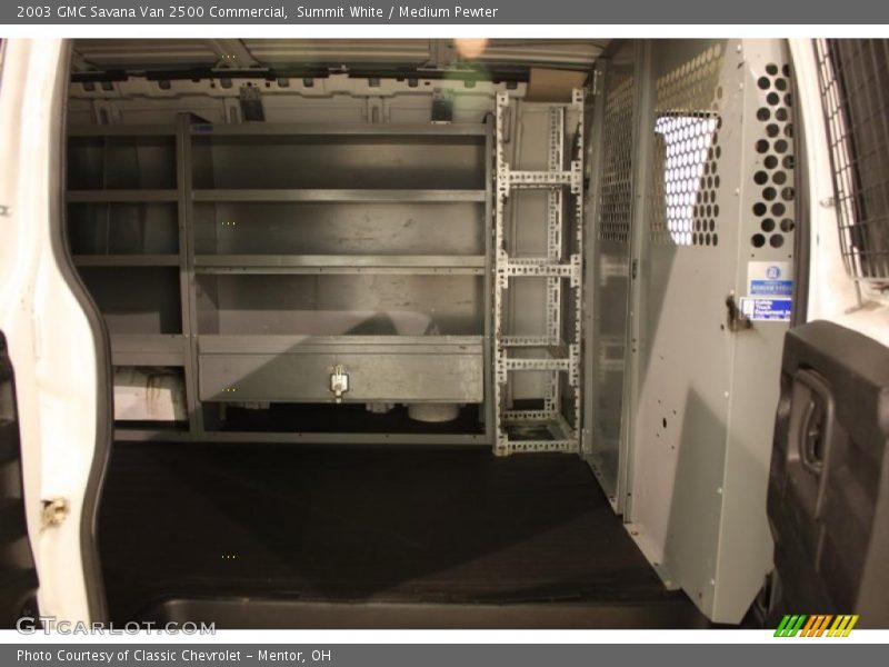 Summit White / Medium Pewter 2003 GMC Savana Van 2500 Commercial