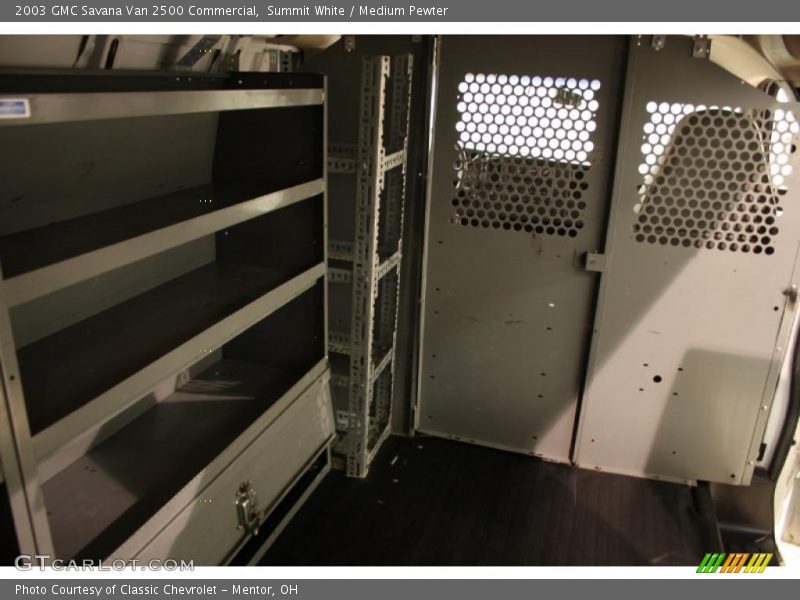 Summit White / Medium Pewter 2003 GMC Savana Van 2500 Commercial