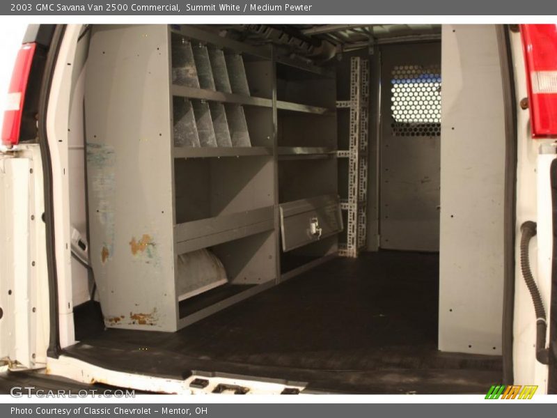 Summit White / Medium Pewter 2003 GMC Savana Van 2500 Commercial