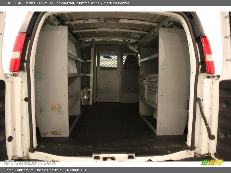 Summit White / Medium Pewter 2003 GMC Savana Van 2500 Commercial