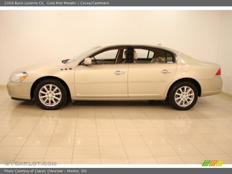 Gold Mist Metallic / Cocoa/Cashmere 2009 Buick Lucerne CX