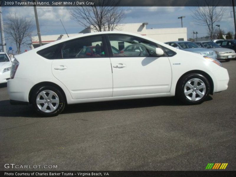 Super White / Dark Gray 2009 Toyota Prius Hybrid