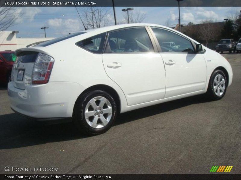 Super White / Dark Gray 2009 Toyota Prius Hybrid
