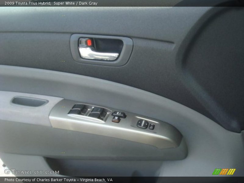 Super White / Dark Gray 2009 Toyota Prius Hybrid