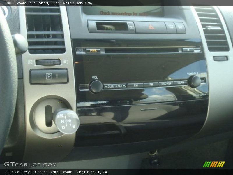 Super White / Dark Gray 2009 Toyota Prius Hybrid