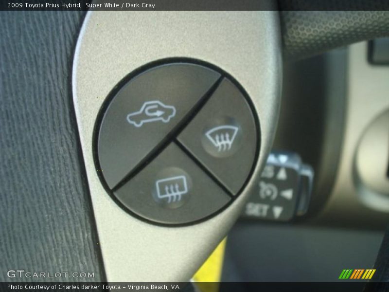 Super White / Dark Gray 2009 Toyota Prius Hybrid