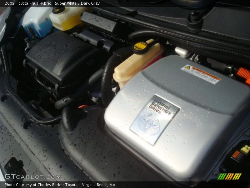 Super White / Dark Gray 2009 Toyota Prius Hybrid