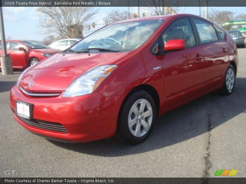 Barcelona Red Metallic / Bisque 2009 Toyota Prius Hybrid