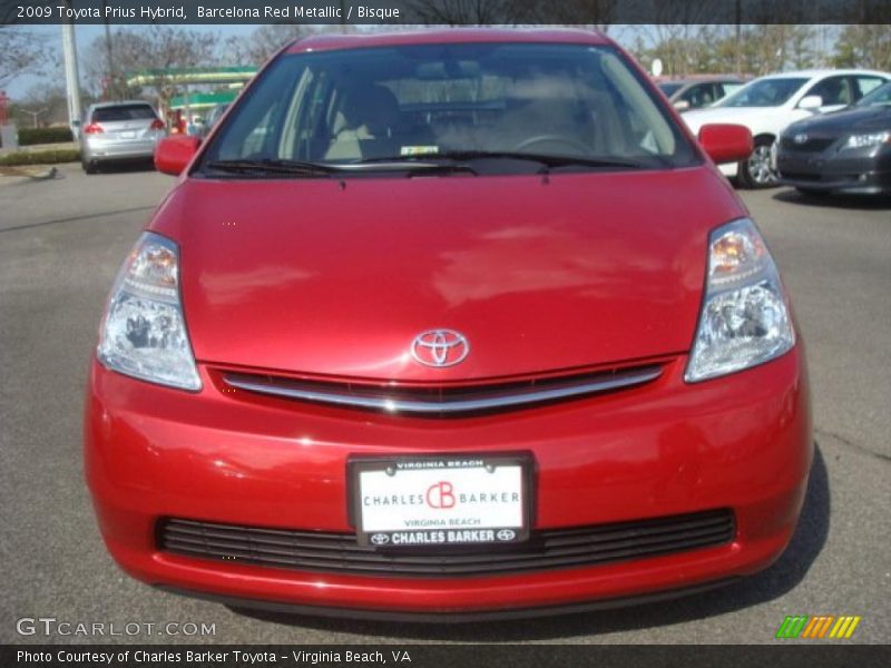 Barcelona Red Metallic / Bisque 2009 Toyota Prius Hybrid
